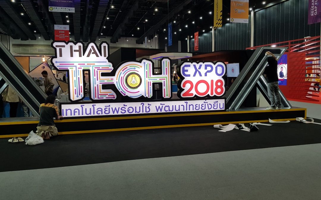 PAC Corporation showcased a booth in Thailand Tech Show 2018