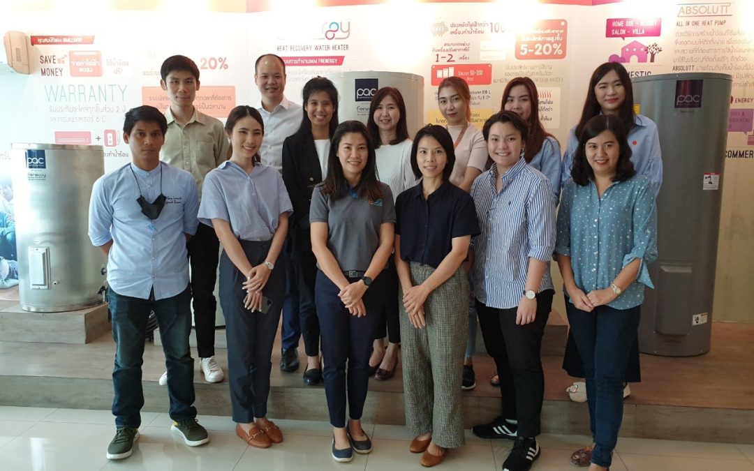 บริษัท SCG เยี่ยมชมนวัตกรรมระบบน้ำร้อนประหยัดพลังงาน