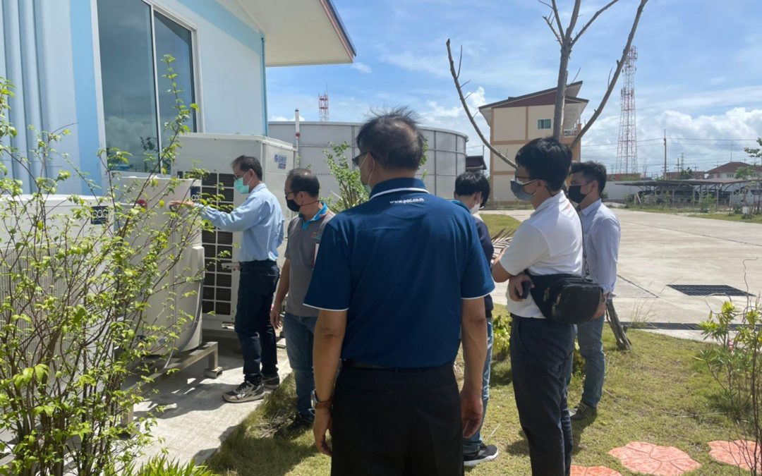 พนักงาน PAC ฝ่ายขาย และฝ่ายวิศวะ เข้าศึกษาดูหน้างานโรงงานผลิตน้ำดื่ม IWRM