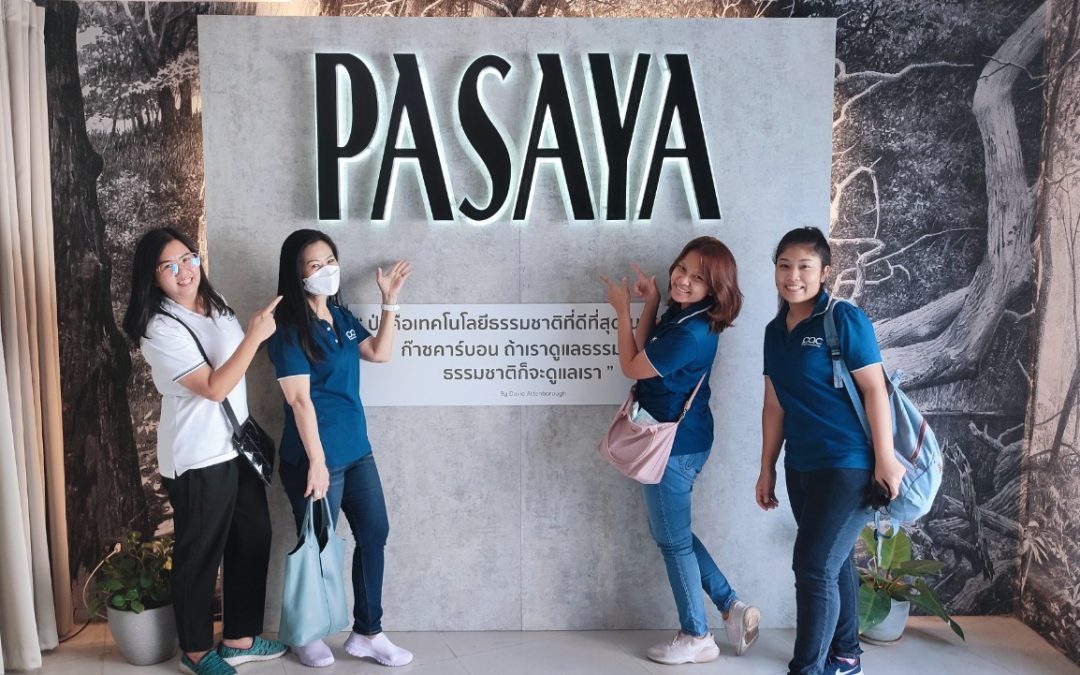 ภาพบรรยากาศ PAC ดูงานที่บริษัท สิ่งทองซาติน (PASAYA) จ.ราชบุรี